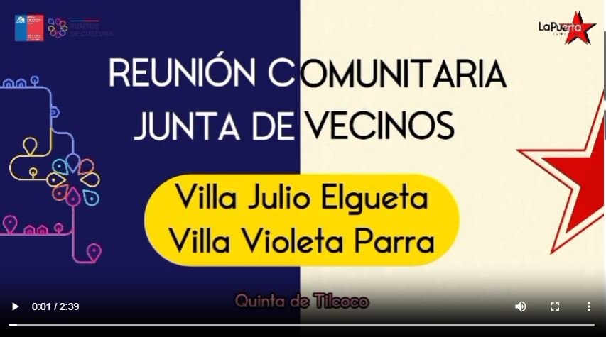 Reunión Comunitaria